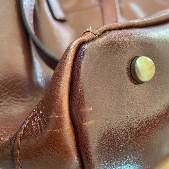 Gently used great leather bag from Patricia Nash collection. - Picture 5 of 6